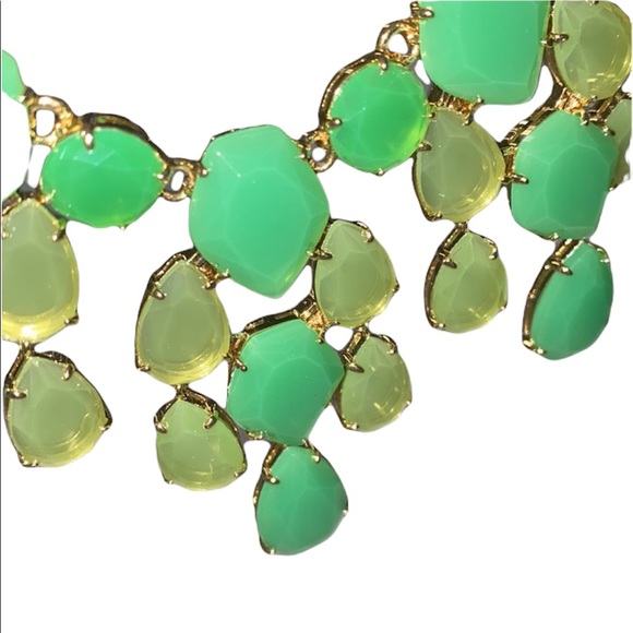 Stella & Dot Fav-Statement Necklace, Jade green tones - Picture 2 of 9
